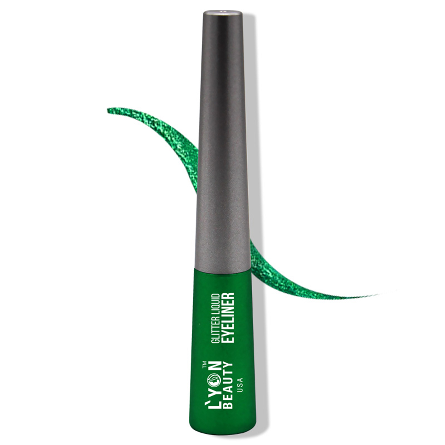 Lyon Beauty USA Glitter Liquid Eyeliner, 5ml-10 Sea Green