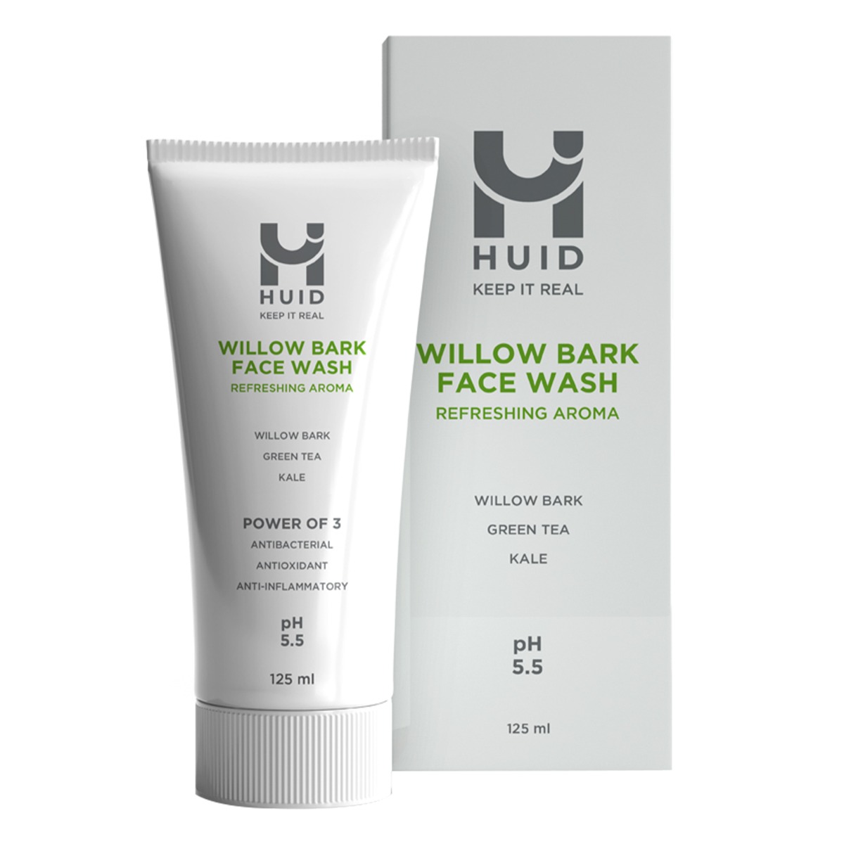 HUID Willow Bark Face Wash, 125ml