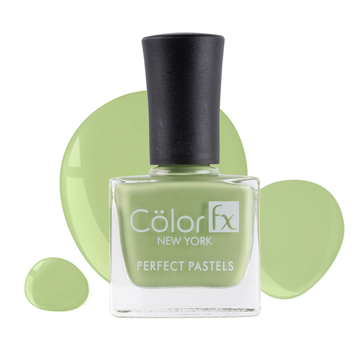 Color Fx Perfect Pastel Long Lasting Glossy Finish 21 Toxin Free Non Yellowing Nail Enamel, 9ml-163 - Lime Green