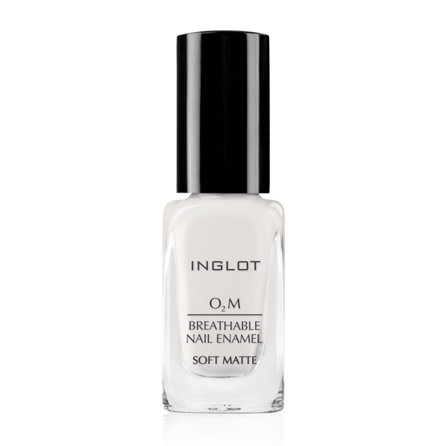 Inglot O2m Breathable Nail Enamel Soft Matte, 11ml-512 White