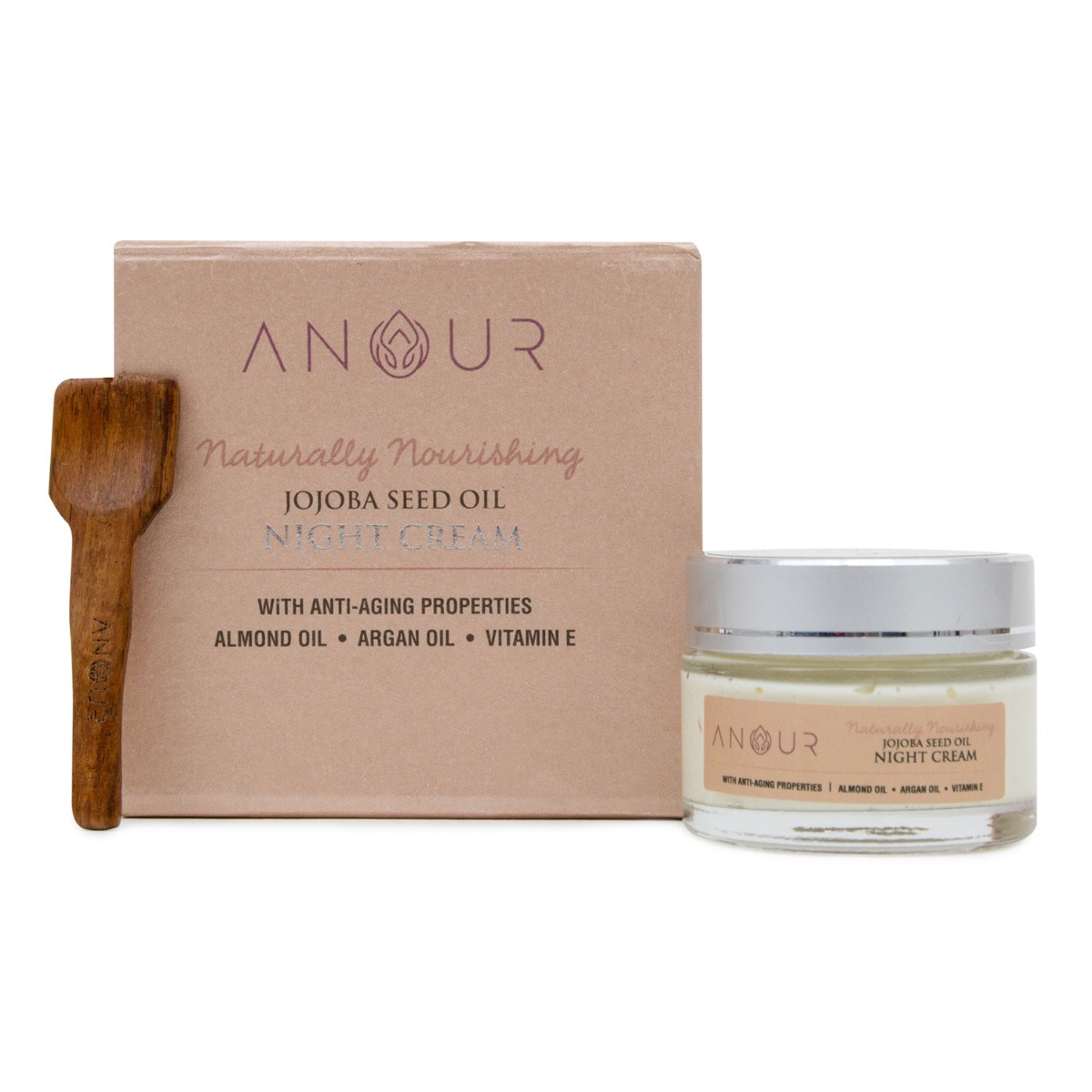 Anour Jojoba Seed Oil Night Cream, 29.5ml
