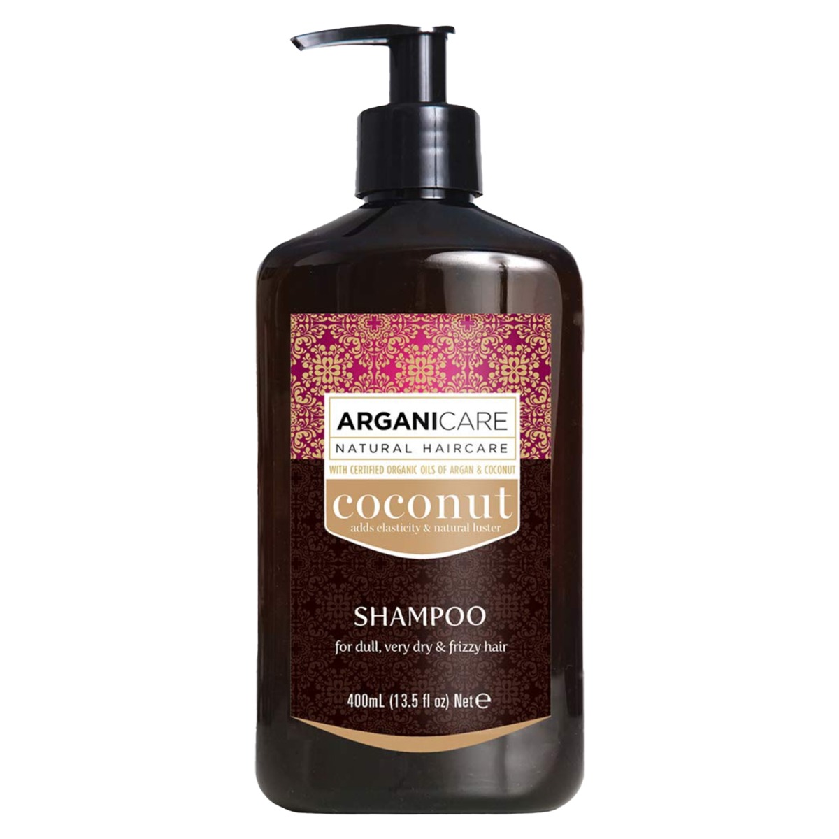 Arganicare Hydrating Organic Argan And Coconut Oil Shampoo, 400ml