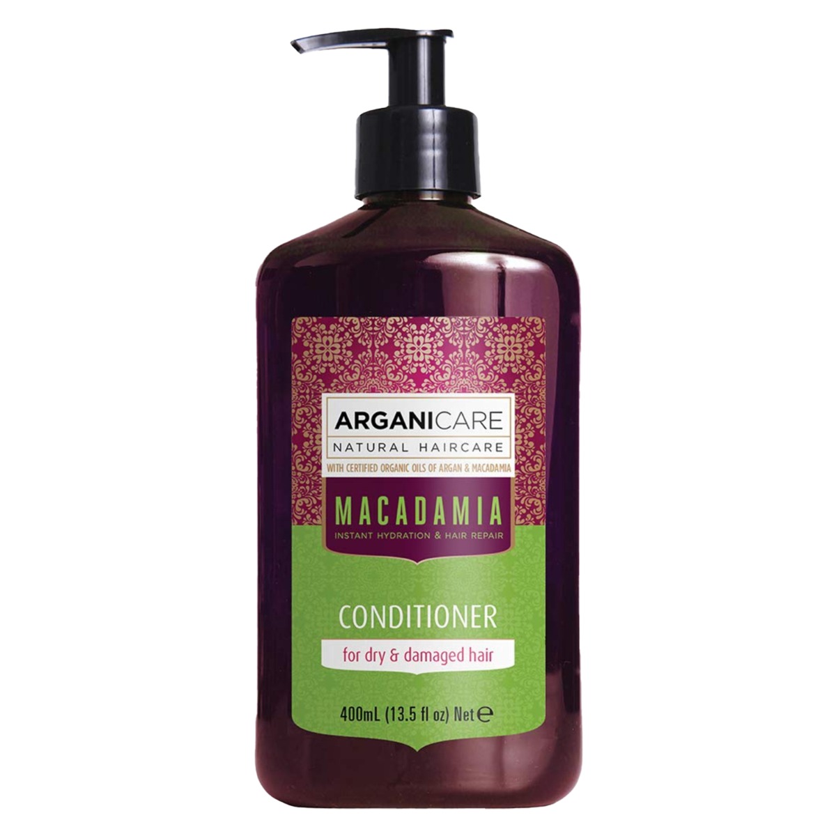 Arganicare Organic Argan Oil And Macadamia Conditioner, 400ml