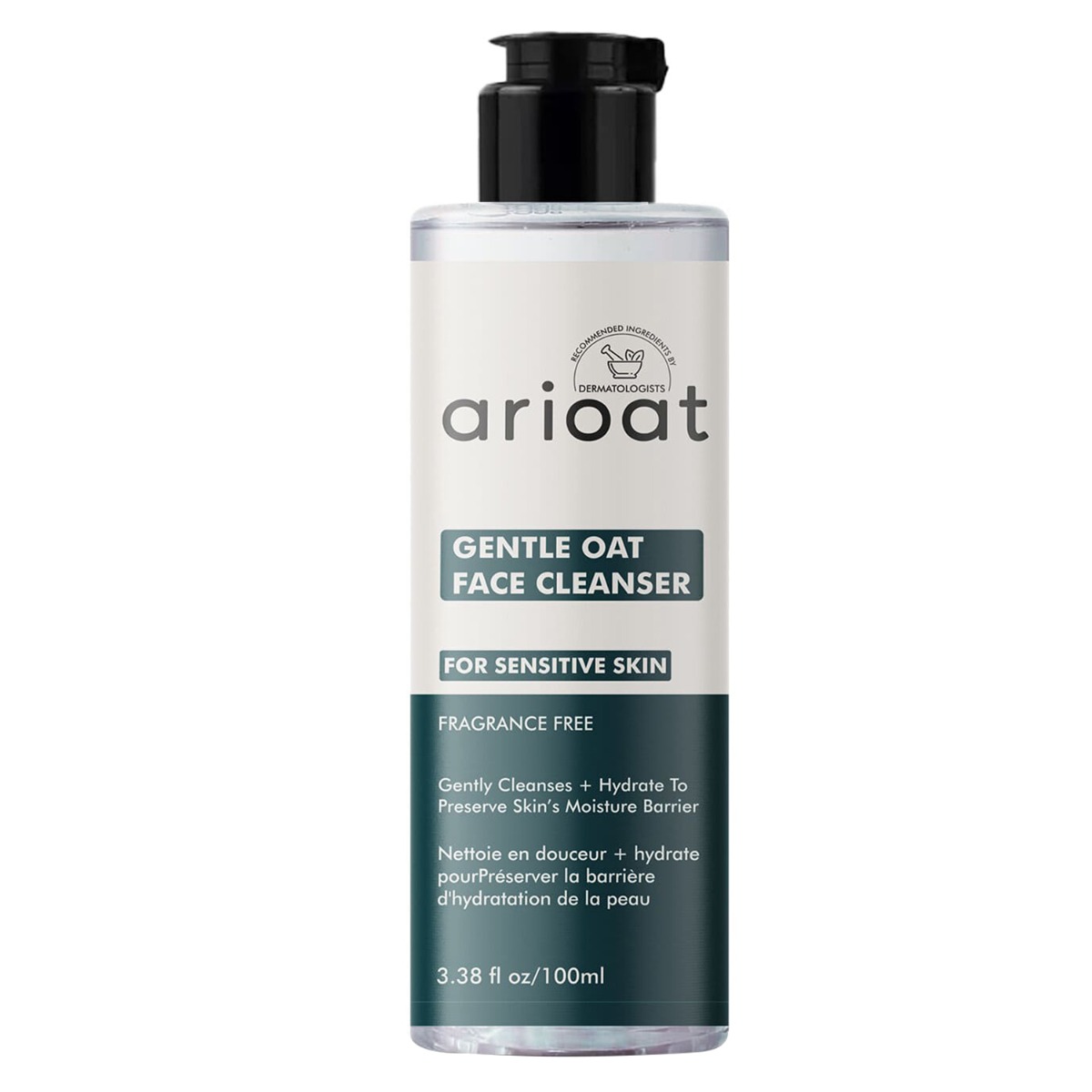 Arioat Face Wash - Gentle Oat Face Cleanser - For Sensitive Skin, 100ml