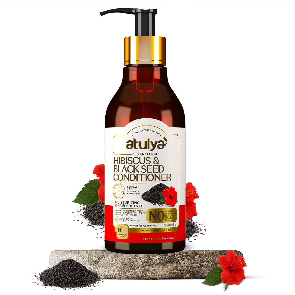 Atulya Hibiscus And Black Seed Conditioner, 300ml