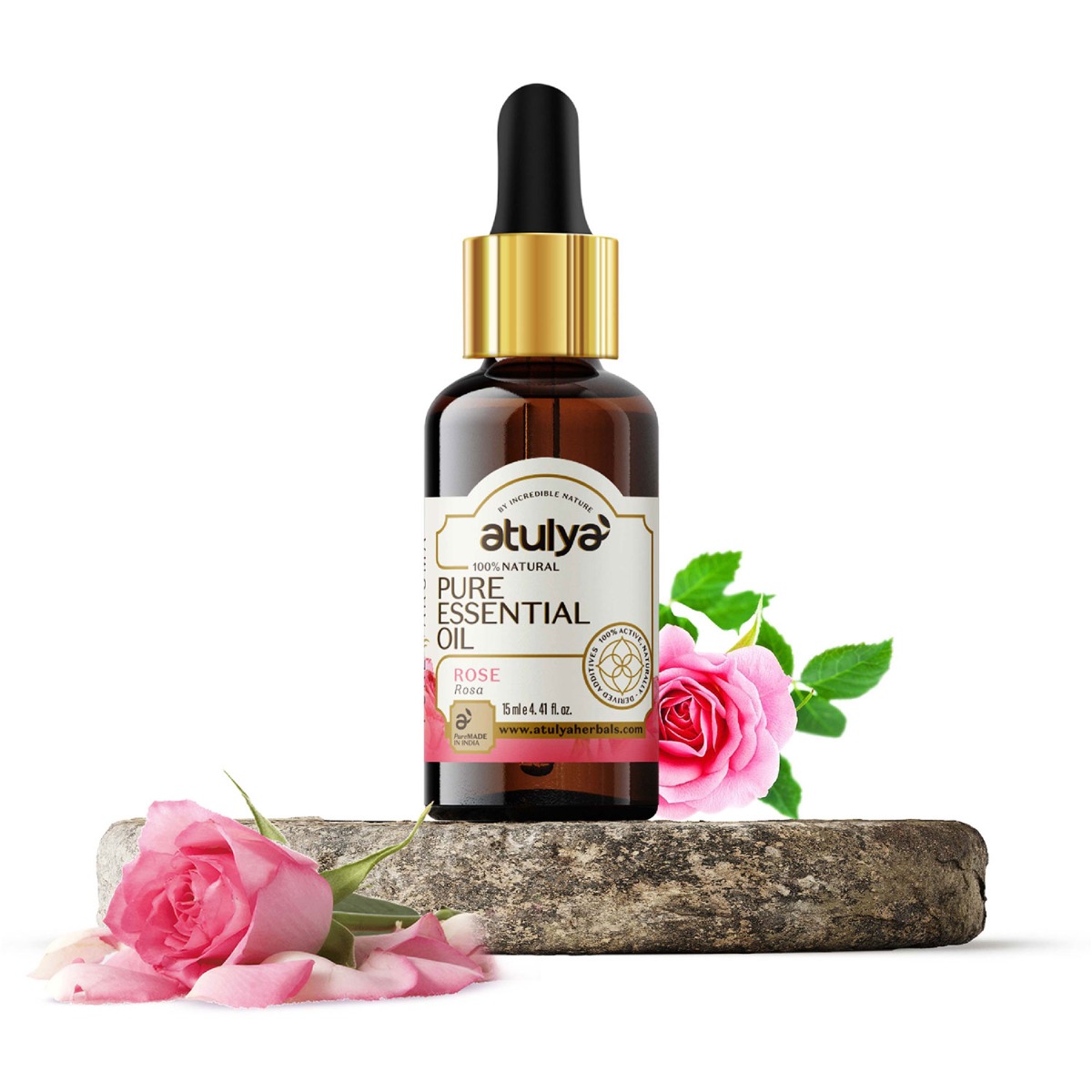 Atulya Rose Essential Oil, 15ml