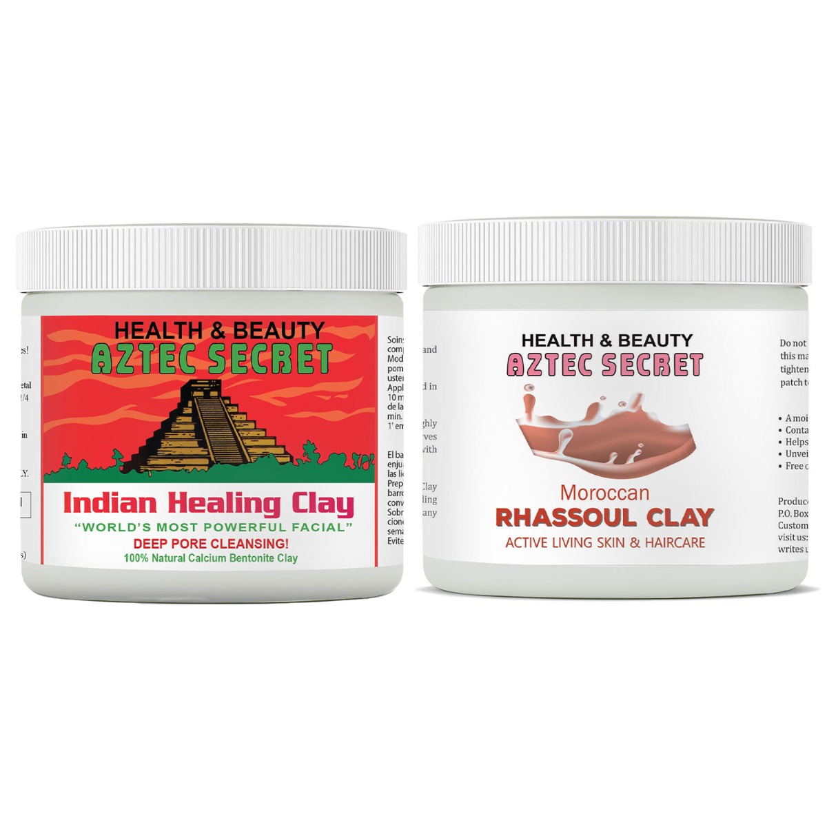 Aztec Secret - Indian Healing Clay + Moroccan Rhassoul Clay, 854gm