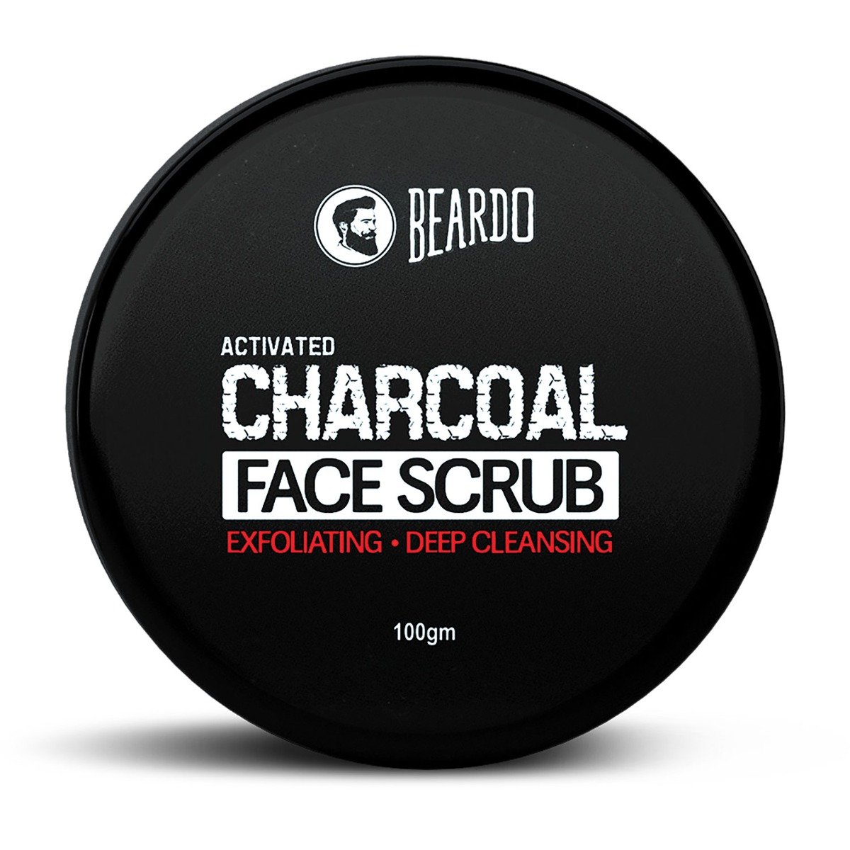 Beardo Activated Charcoal Face Scrub, 100gm
