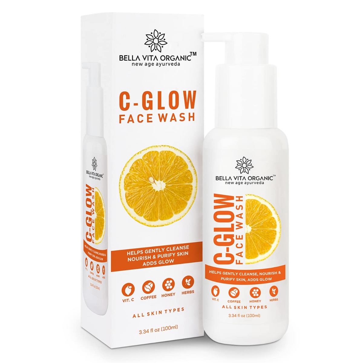Bella Vita Organic C - Glow Face Wash, 100ml