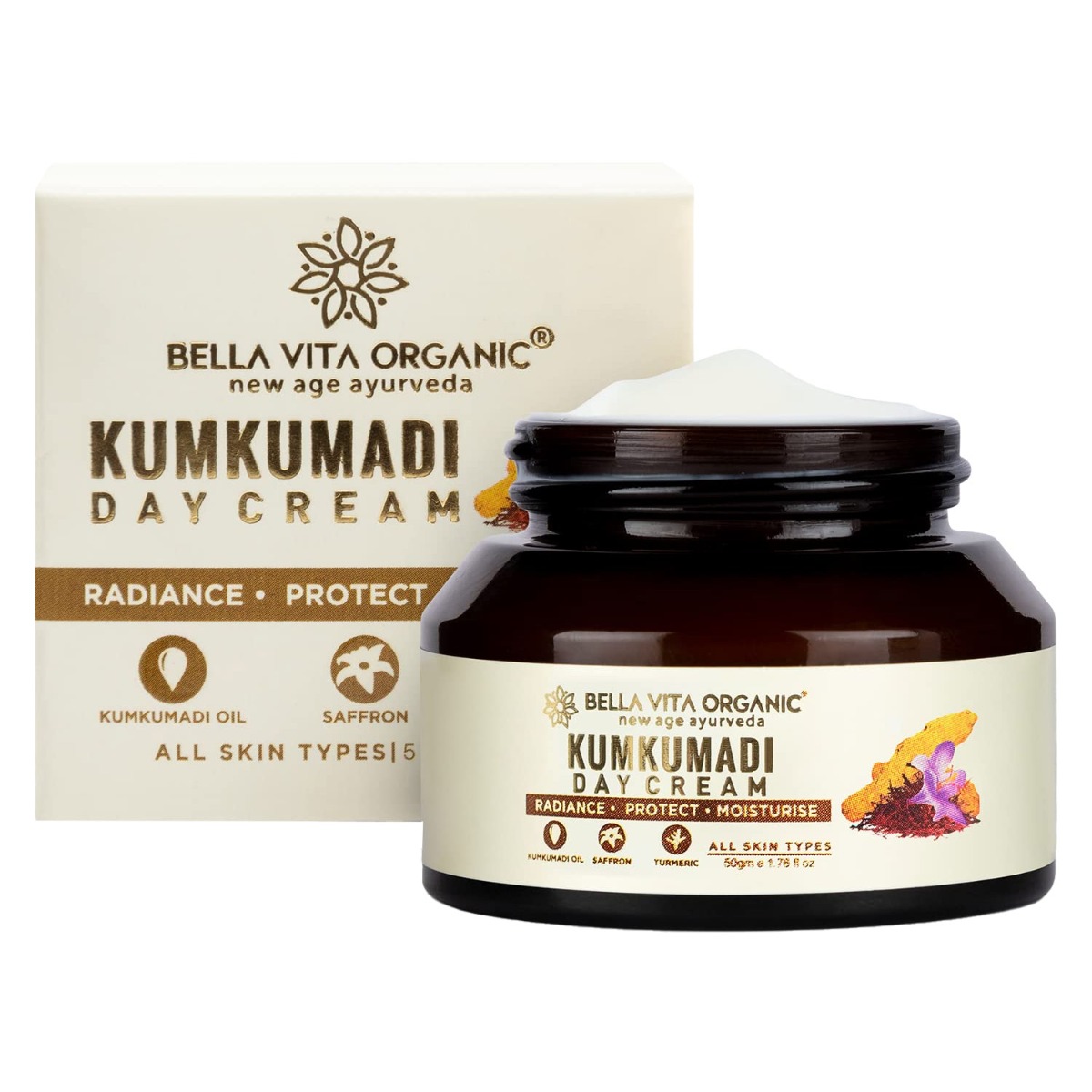 Bella Vita Organic Kumkumadi Day Cream, 50gm