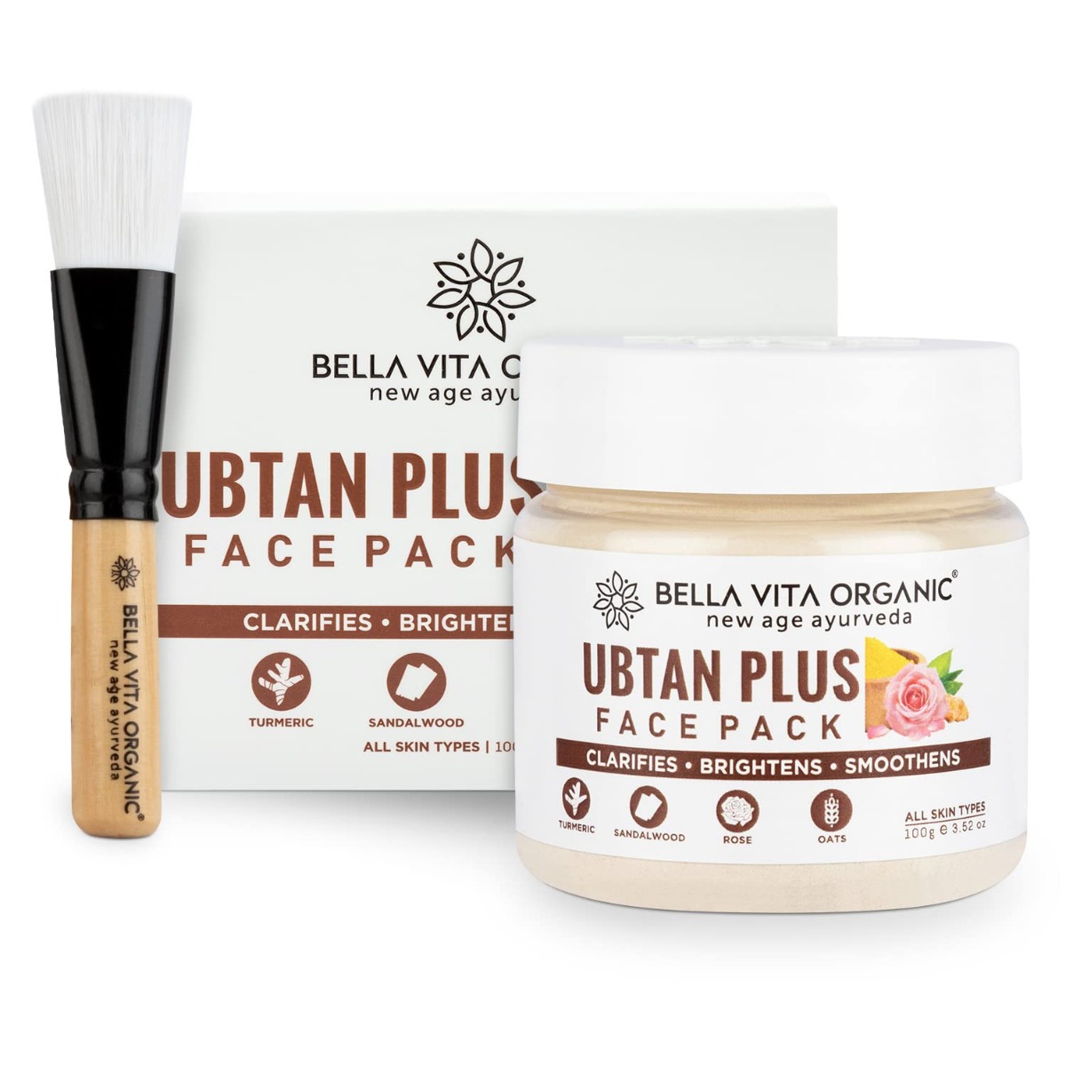 Bella Vita Organic Ubtan Plus Face Pack, 100gm