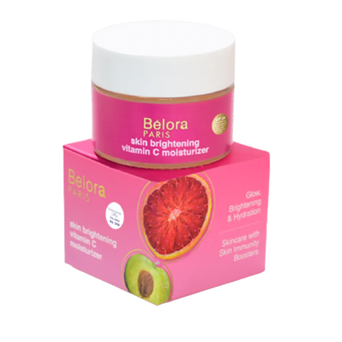 Belora Paris Skin Brightening Vitamin C Moisturizer with SPF 50, 50ml