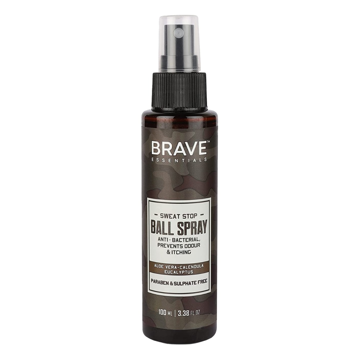 Brave Essentials Sweat Stop Ball Spray, 100ml