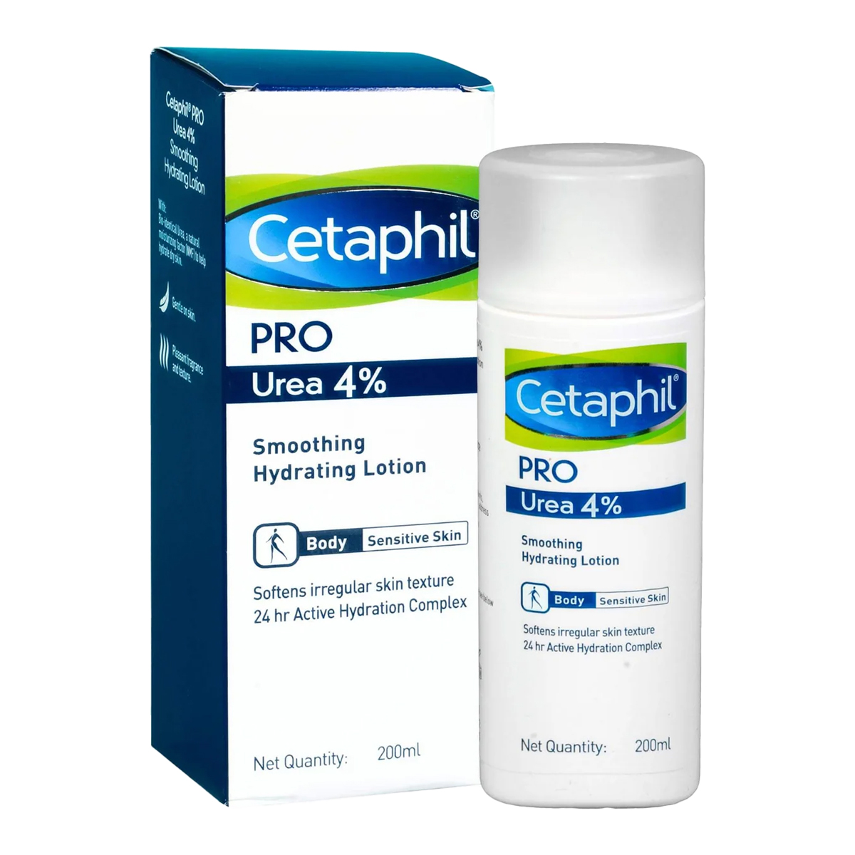 Cetaphil Pro Urea 4% Smoothing Hydrating Lotion For Body For Sensitive Skin, 200ml