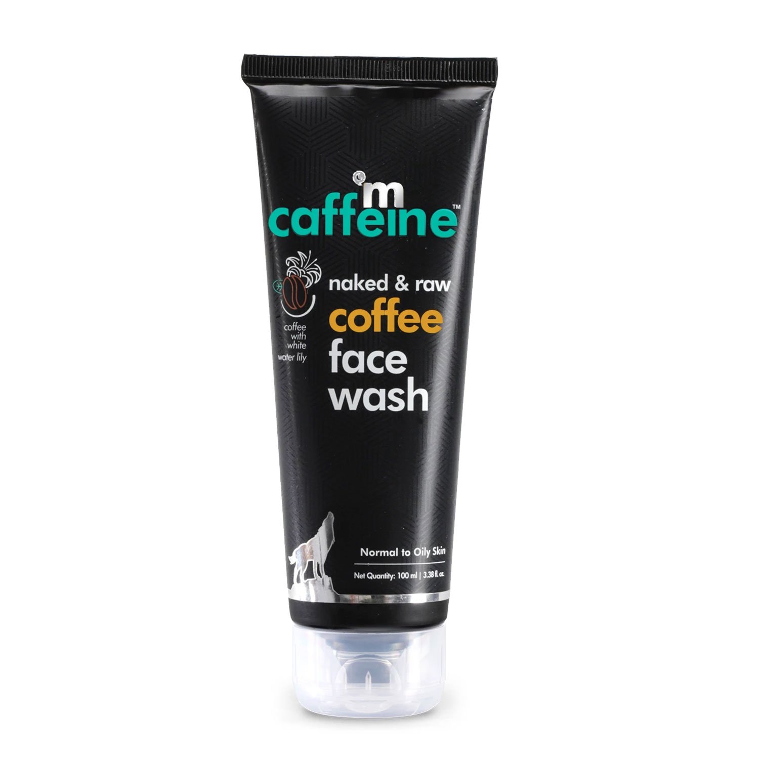 mCaffeine Coffee Face Wash for Fresh & Glowing Skin - Hydrating Face Cleanser for Oil & Dirt Removal, 100ml