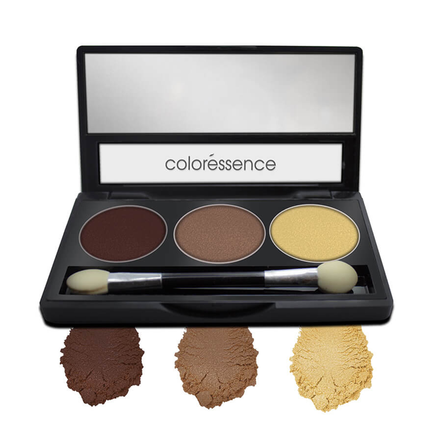 Coloressence Satin Eye Shades Pearl Pigment Smooth Formula Eyeshadow Makeup Palatte, 7.5gm-Fire Desire