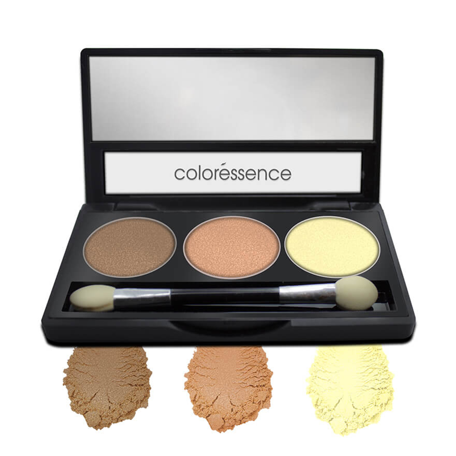 Coloressence Satin Eye Shades Pearl Pigment Smooth Formula Eyeshadow Makeup Palatte, 7.5gm-Ombre