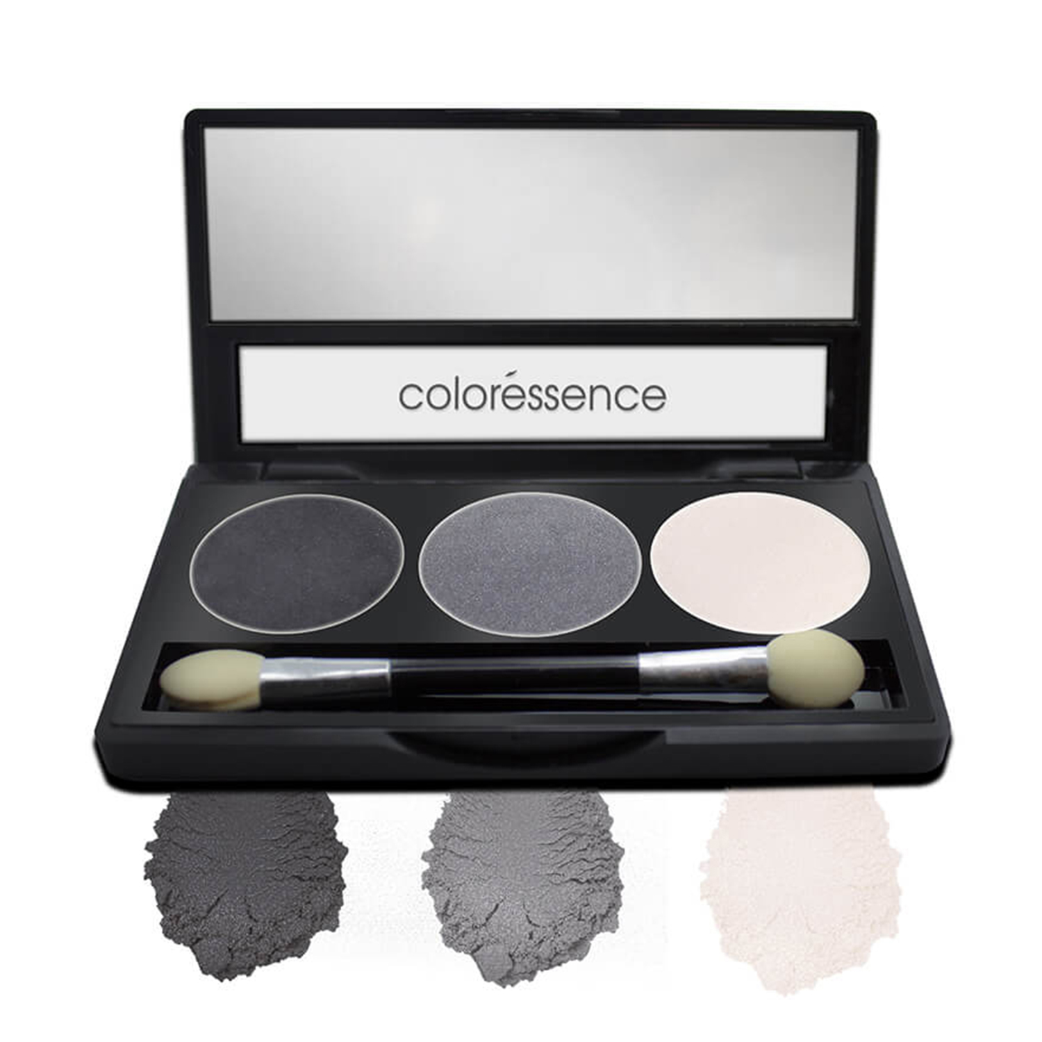 Coloressence Satin Eye Shades Pearl Pigment Smooth Formula Eyeshadow Makeup Palatte, 7.5gm-Smokey Look