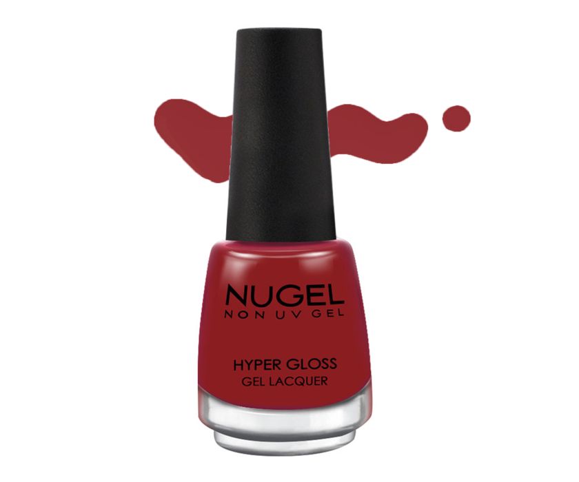 Buy NUGEL Non UV Red Nail 096 Enamel - Gel | Cossouq Online Trafic
