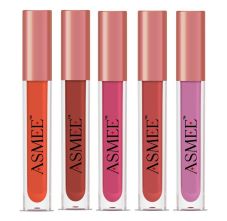 Liquid Matte lipstick - Orange Lily + Maroon petunia + Raspberry pink + Fire Opal + Iris Purple