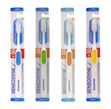 Sensodyne Daily care Effective & gentle Cleaning Toothbrush - Soft (Assorted - Pack of 4)