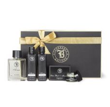 Ultimate Perfume Gift Set For Men, Perfume + Body Wash + Body Lotion + Soap + Solid Perfume
