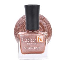 Color Fx Shimmery Matt Gel Long Lasting Nail Enamel, 105 - Peach, 9ml