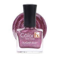 Color Fx Shimmery Matt Gel Long Lasting Nail Enamel, 116 - Pink, 9ml