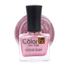 Color Fx Shimmery Matt Gel Long Lasting Nail Enamel, 117 - Light Pink, 9ml