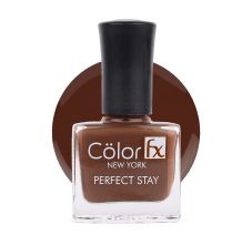 Color Fx Glossy Gel Long Lasting Nail Enamel, 127 - Brown, 9ml