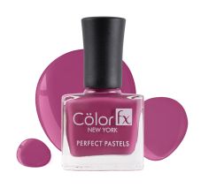 Color Fx Perfect Pastel Long Lasting Glossy Finish 21 Toxin Free Non Yellowing Nail Enamel, 166 - Plum, 9ml