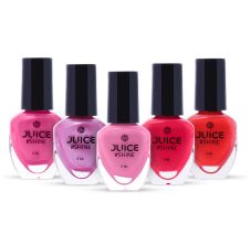 #Shine Made You Blush | High Gloss, 80% More Pigmented Nail Polish Combo 5 In 1