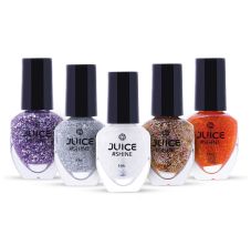 Shine Party Poppers | High Gloss, 80% More Pigmented Nail Polish Combo 5 In 1