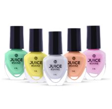 Shine Pastel Freshness | High Gloss, 80% More Pigmented Nail Polish Combo 5 In 1