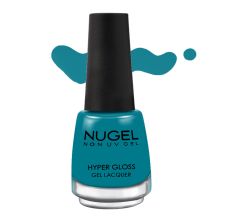 Non UV Gel Nail Enamel Dark Turquoise - 64