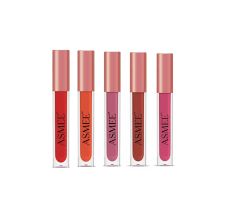 Liquid Matte lipstick - Ruby Red + Orange Lily + Bergenia + Maroon petunia + Raspberry pink