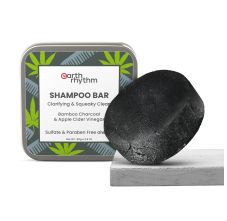 Charcoal Shampoo Bar With Tin