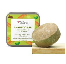 Shampoo Bar With Shikakai, Reeta, Amla & Curry Leaf With Tin