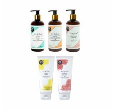 All in One Curl Kit with Cleansing & Moisturising Shampoo, Conditioner, & Curl Defining Cream & Gel For Curly, Wavy, Dry & Frizzy Hair 1250 gm