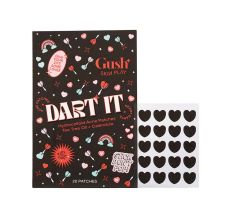 Dart It Hydrocolloid Pimple Patches For Healing Acne, Zits And Blemishes - Black Heart