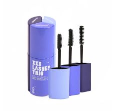 XXX Lash Trio, 3 In 1 Volumizing And Lenghening Mascara With Clear Brow Gel - Black Out