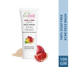 Acne & Pore Perfection Face Wash With White Haldi & Green Tea | For Acne Reduction & Even Skin Tone | 100% Microplastic Free & 100% Soap Free Formula | All Skin Types