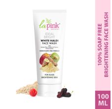 Ideal Bright Face Wash With White Haldi & Kakadu Plum | 100% Microplastic Free & 100% Soap Free Formula | For Glass Like Brightened Skin, Evens Skin Tone | All Skin Types
