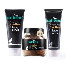 Coffee Body Scrub (Small Size) + Expresso Coffee Face Wash + Expresso Face Scrub