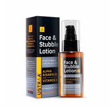 Face & Stubble Lotion For Beard Softening, Dermatologically Tested, With Vitamin E & Almond Oil