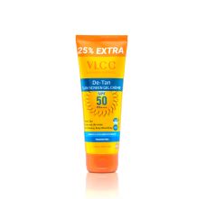 De-Tan Spf 50 Pa+++ Sunscreen Gel Crème Detans, Enhances Glow, Protects From Uva, Uvb Rays, Help Reduce Dark Patches