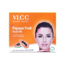 Papaya Fruit Facial Kit With Papaya, Cucumber, Peach & Orange Peel Extracts