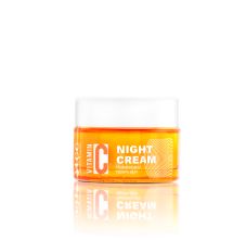 Vitamin C Night Cream - Hydrates & Repairs Skin With 15% Vitamin C, Vitamin E, Hyaluronic Acid & Rosehip Seed Oil