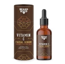 Beardhood 20% Vitamin C Face Serum with Hyaluronic Acid, 30ml