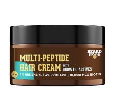 Beardhood Multi-Peptide Hair Cream with Growth Actives, 50gm